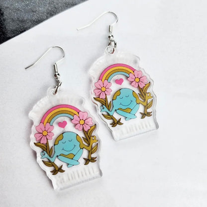 Don't Hate Meditate Earrings - Embrace Your Inner Zen! - Rhythms of Grace Creative