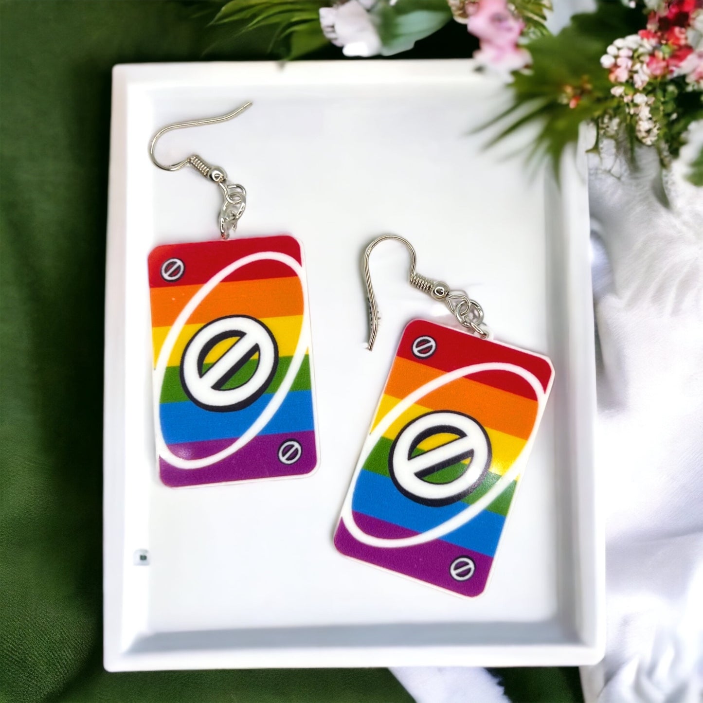 UNO-Forgettable Fun: Colorful Card Earrings That Deal Style! - Rhythms of Grace Creative