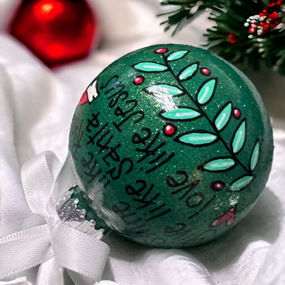 Christmas Ornament: “Dance like Frosty, Shine like Rudolph, Give like Santa, Love like Jesus”