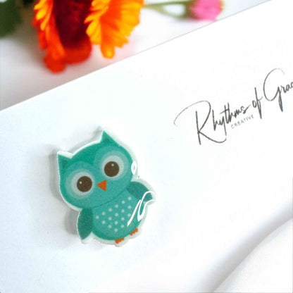 Cartoon Owl Stud Earrings: A Hoot for Your Ears!