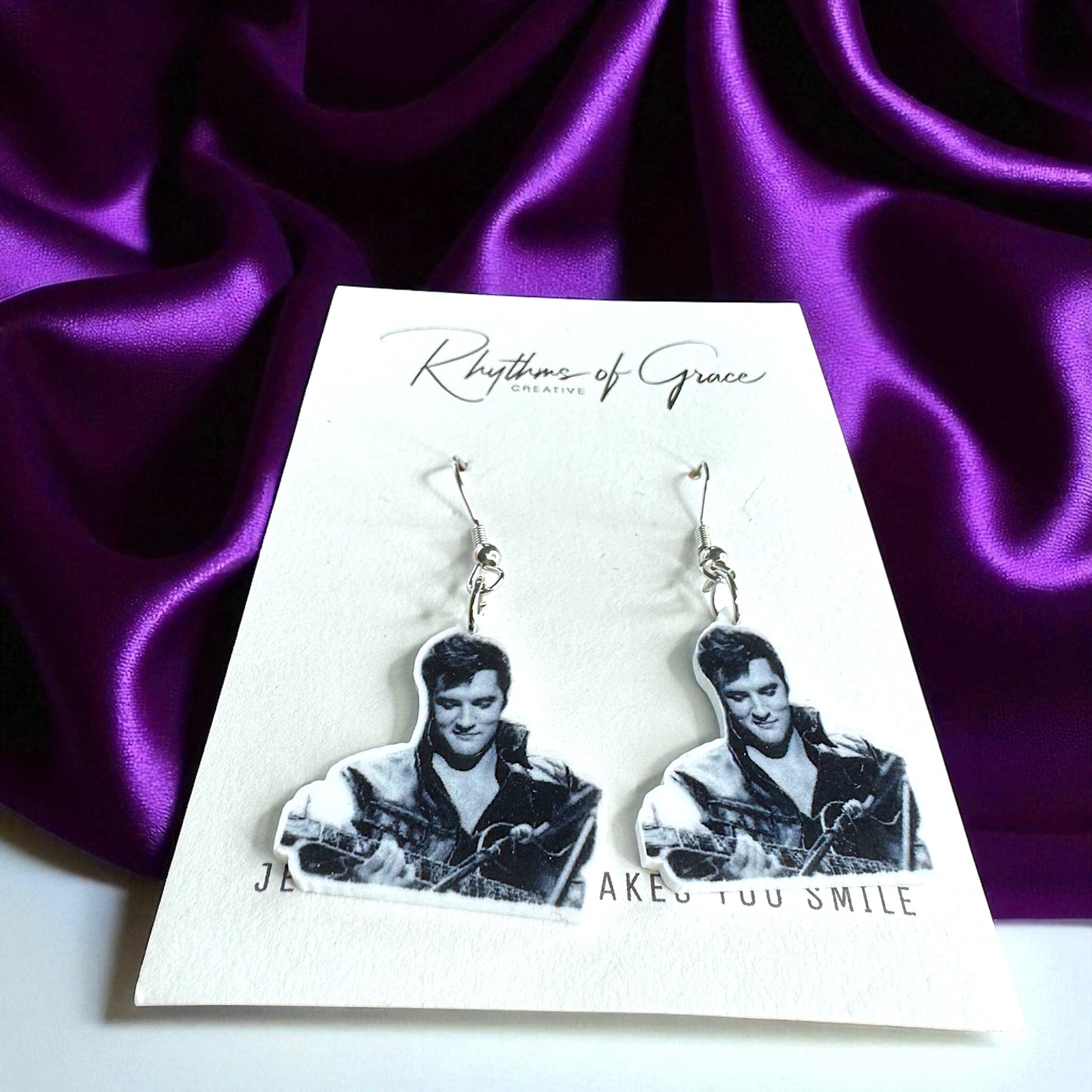 Rock Your Style: Elvis Presley Dangle Earrings - 12 Iconic Designs! 🎸