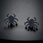 Bewitching Black Glitter Spider Studs! New Halloween Favorite!🕷️