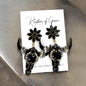 Stunning Western Inspired Rhinestone Dangle Earrings - Boho Jewelry Statement Piece