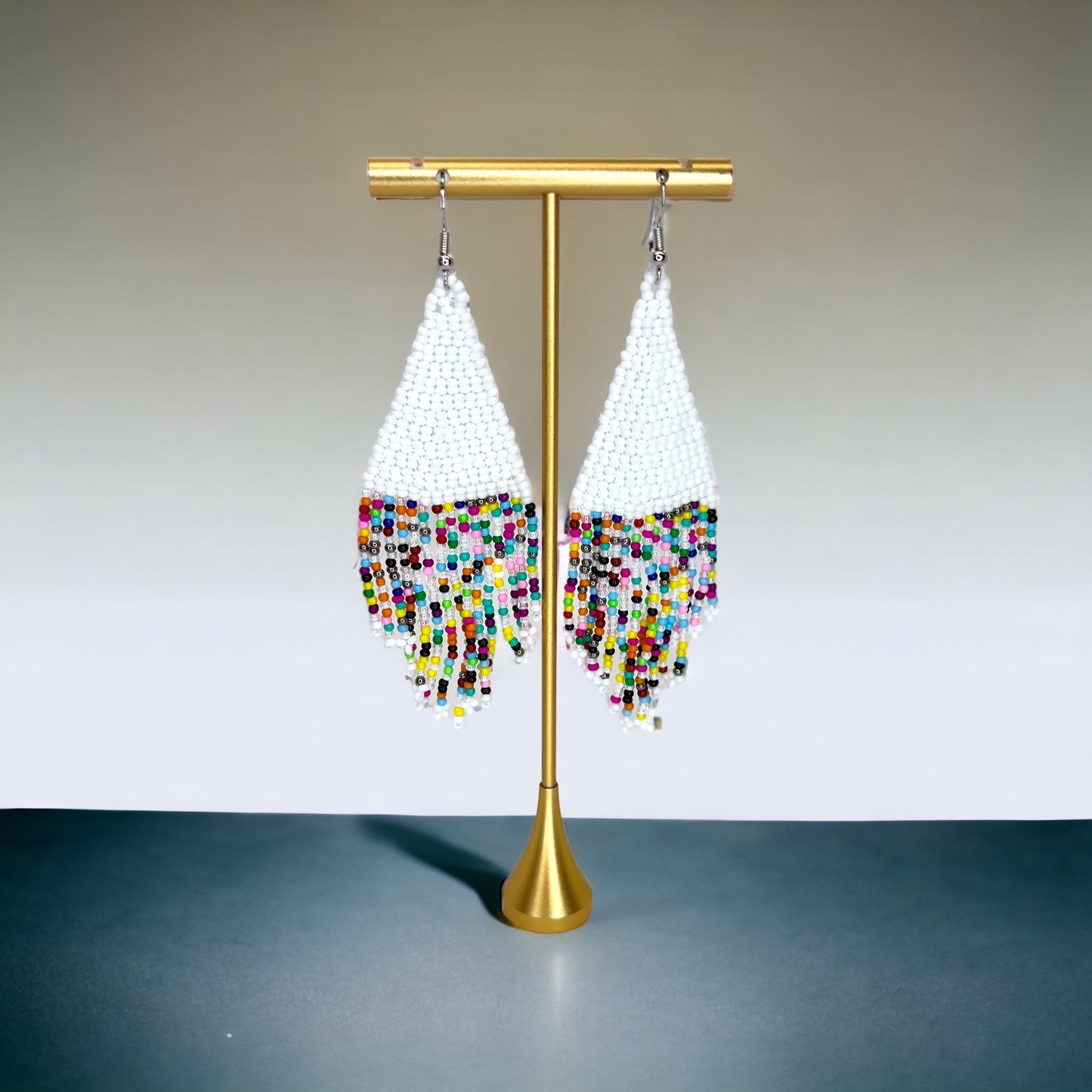 Whimsical Boho Beaded Earrings – Dazzle in Style! 🌟 - Rhythms of Grace Creative