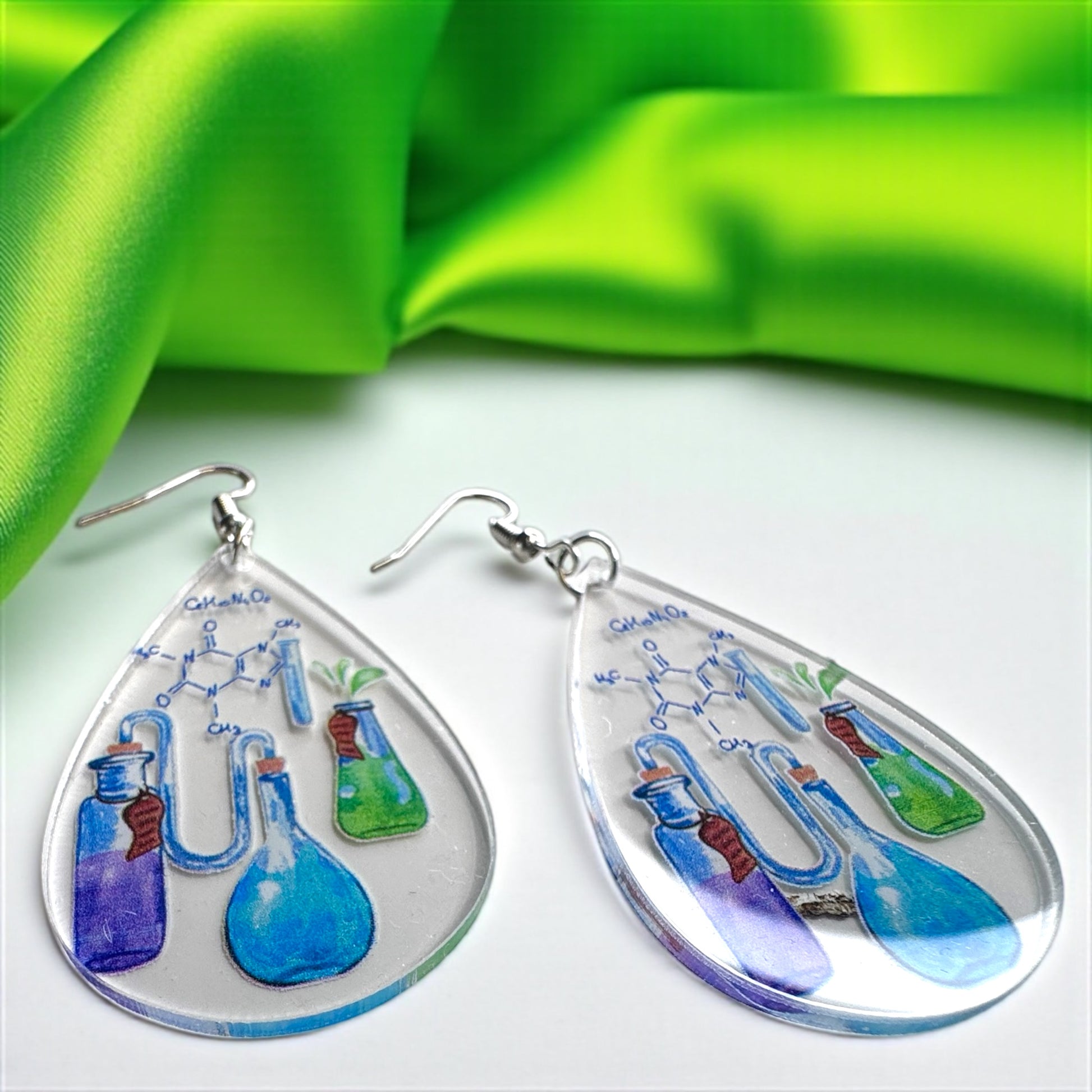 Science in Style: Unleash Your Inner Genius with our STEM Teacher Earrings! - Rhythms of Grace Creative