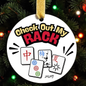 Check Out My Rack” Ornament | Mahjong Humor Holiday Keepsake