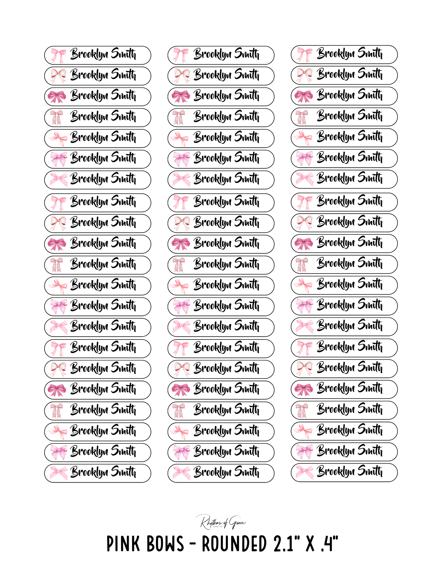 Back to School Personalized Character Labels – Waterproof & Customizable!