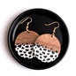 Boho Chic Cowprint Earrings - Unleash Your Wild Side!