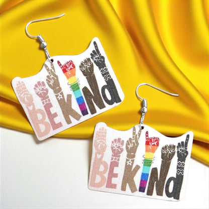 Kindness Earrings Collection: Spread Love & Positivity! 🌈 - Rhythms of Grace Creative