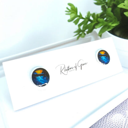 Celestial Stud Bliss: Adorn Your Ears with Stardust Magic! ✨