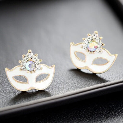 Mystical Masquerade Mask Earrings – Unveil the Mystery!