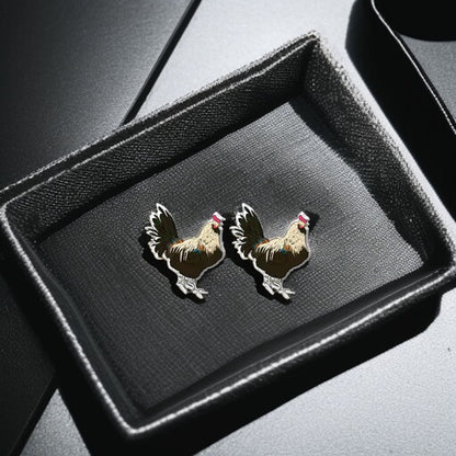 Cluck-tastic Chicken Stud Earrings – Three Charming Styles!