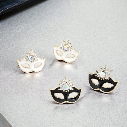 Mystical Masquerade Mask Earrings – Unveil the Mystery!