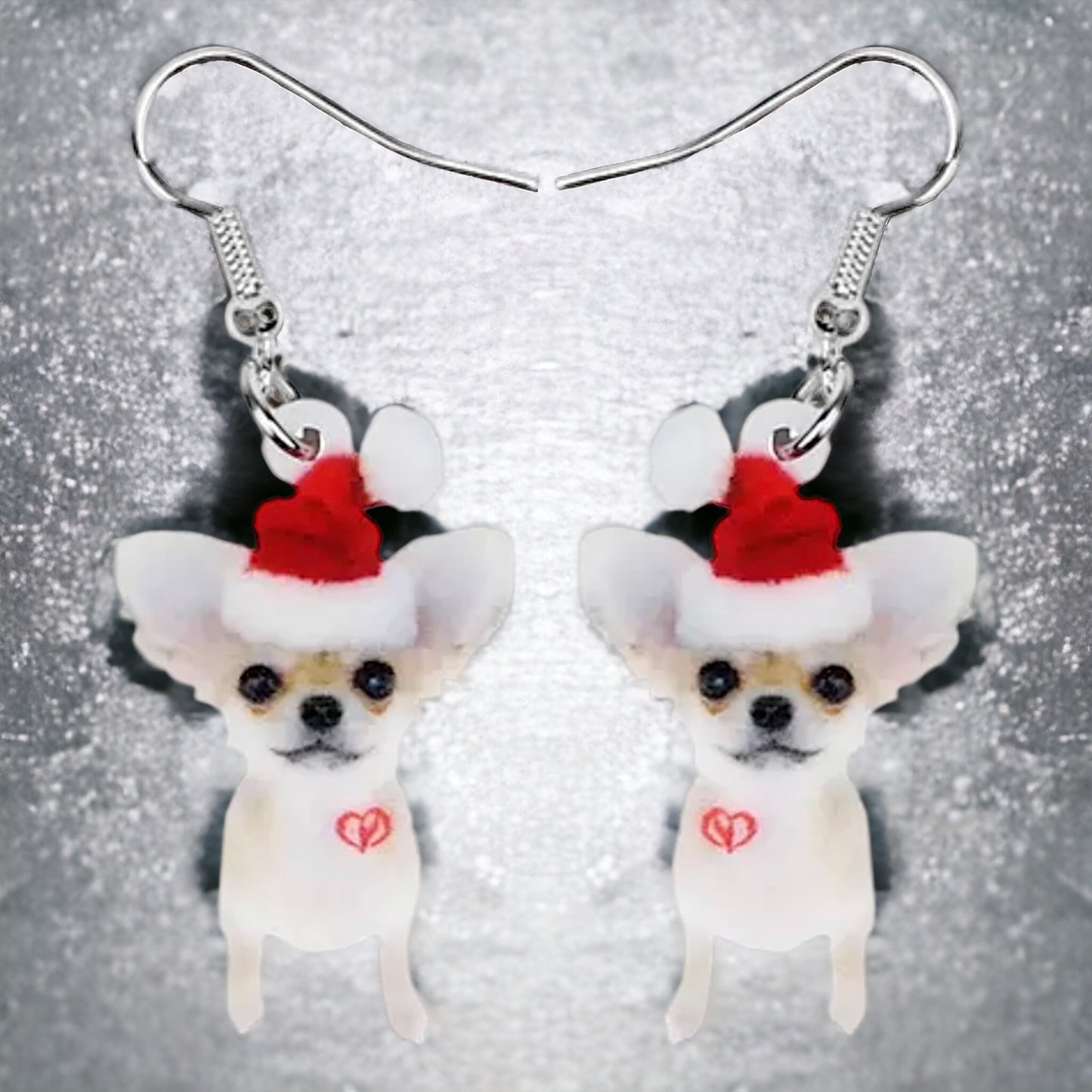 Chihuahua Earrings - Dog Earrings, Chi Mom, Dog Jewelry, Dog Mom, Chihuahua Jewelry, Dog Accessories, Puppy Earrings, Chihuahua Accessories - Rhythms of Grace Creative