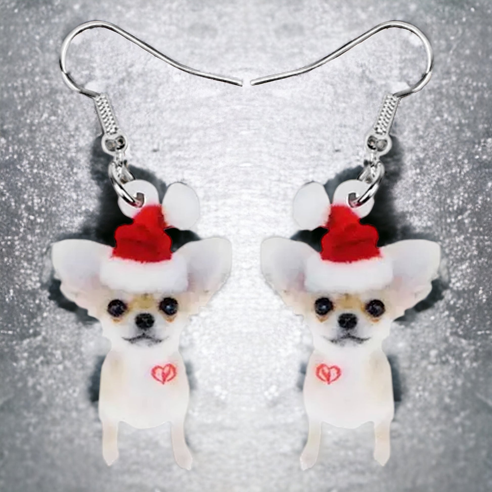Chihuahua Earrings - Dog Earrings, Chi Mom, Dog Jewelry, Dog Mom, Chihuahua Jewelry, Dog Accessories, Puppy Earrings, Chihuahua Accessories - Rhythms of Grace Creative