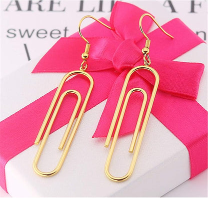 School's in Session: Gold Paperclip Earrings to Class Up Your Style! - Rhythms of Grace Creative