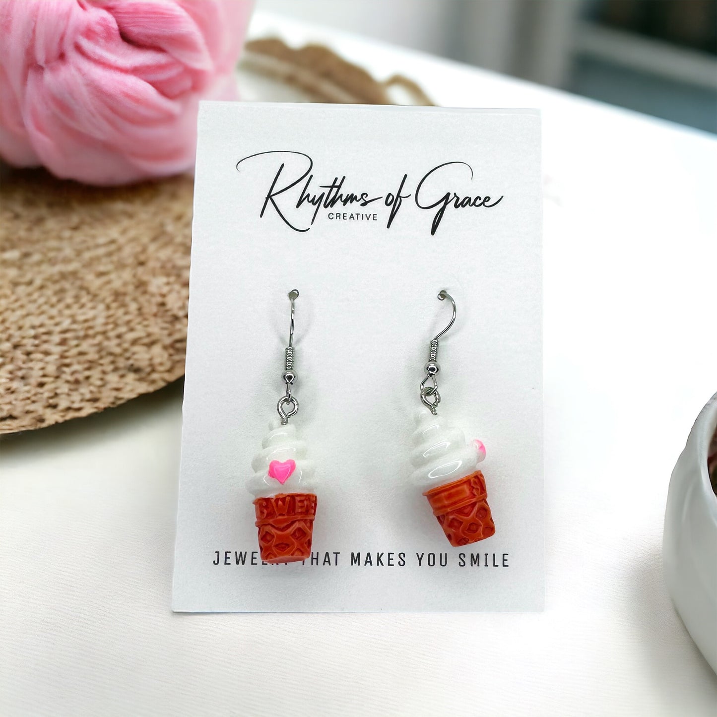 Scoop Up the Fun: Ice Cream Earrings for Sweet Style! 🍦