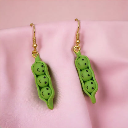 Three Peas in a Pod Earrings: The Perfect Pair for Every Friendship!