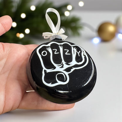 Celebrate a Legend: Hand-Painted Ozzy Ornaments! 🎶