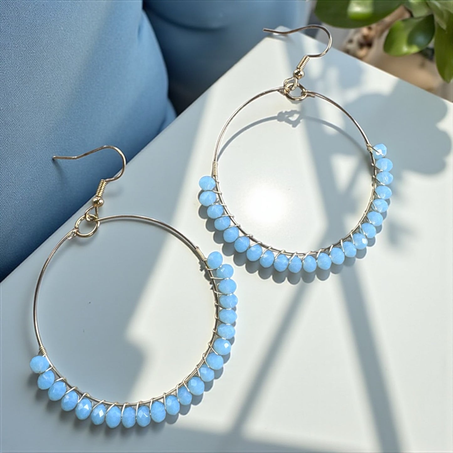 Boho Breeze Beaded Earrings – Soft Hues, Big Style!