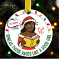 Smut Book Club Christmas Ornament – Cheeky Romance Reader Gift | 5 Styles + Personalization