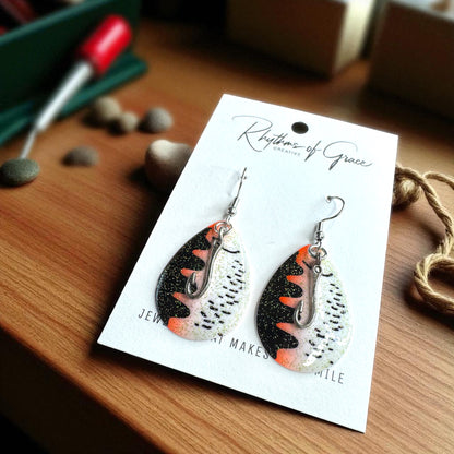Hooked on Style - Fishing Lure Dangle Earrings 🎣