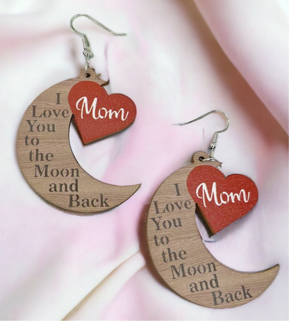 Celestial Love: Earrings That Say 'I Love You to the Moon and Back!'
