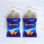 Snack Attack: Grab Your Chip Bag Earrings - Choose from Tasty Designs!