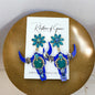 Stunning Western Inspired Rhinestone Dangle Earrings - Boho Jewelry Statement Piece