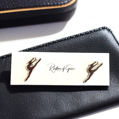 Sparkle Like a Superstar: Dancer Stud Earrings for Every Twirl and Tumble!