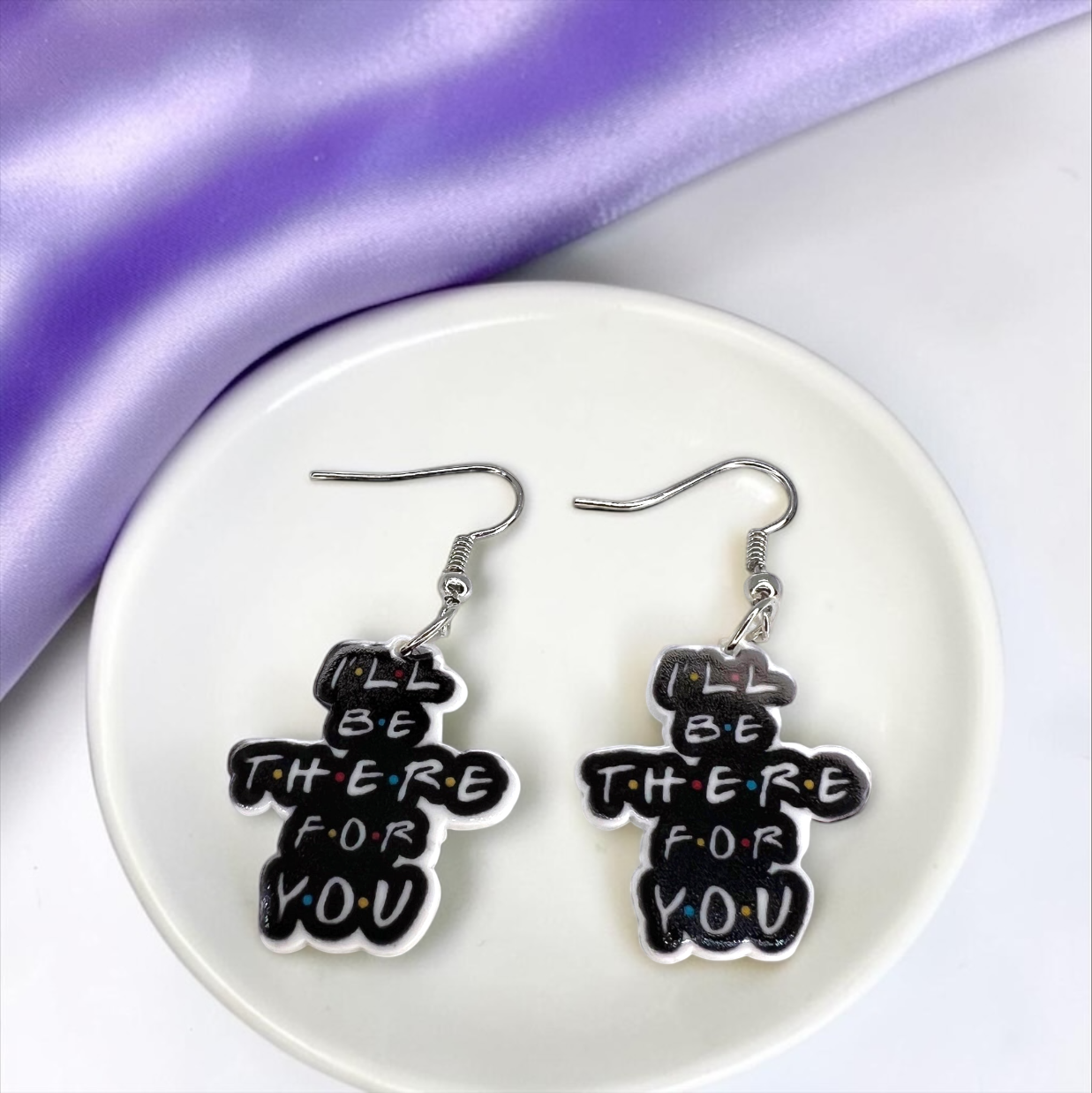 I’ll Be There For You – FRIENDS Inspired BFF Earrings