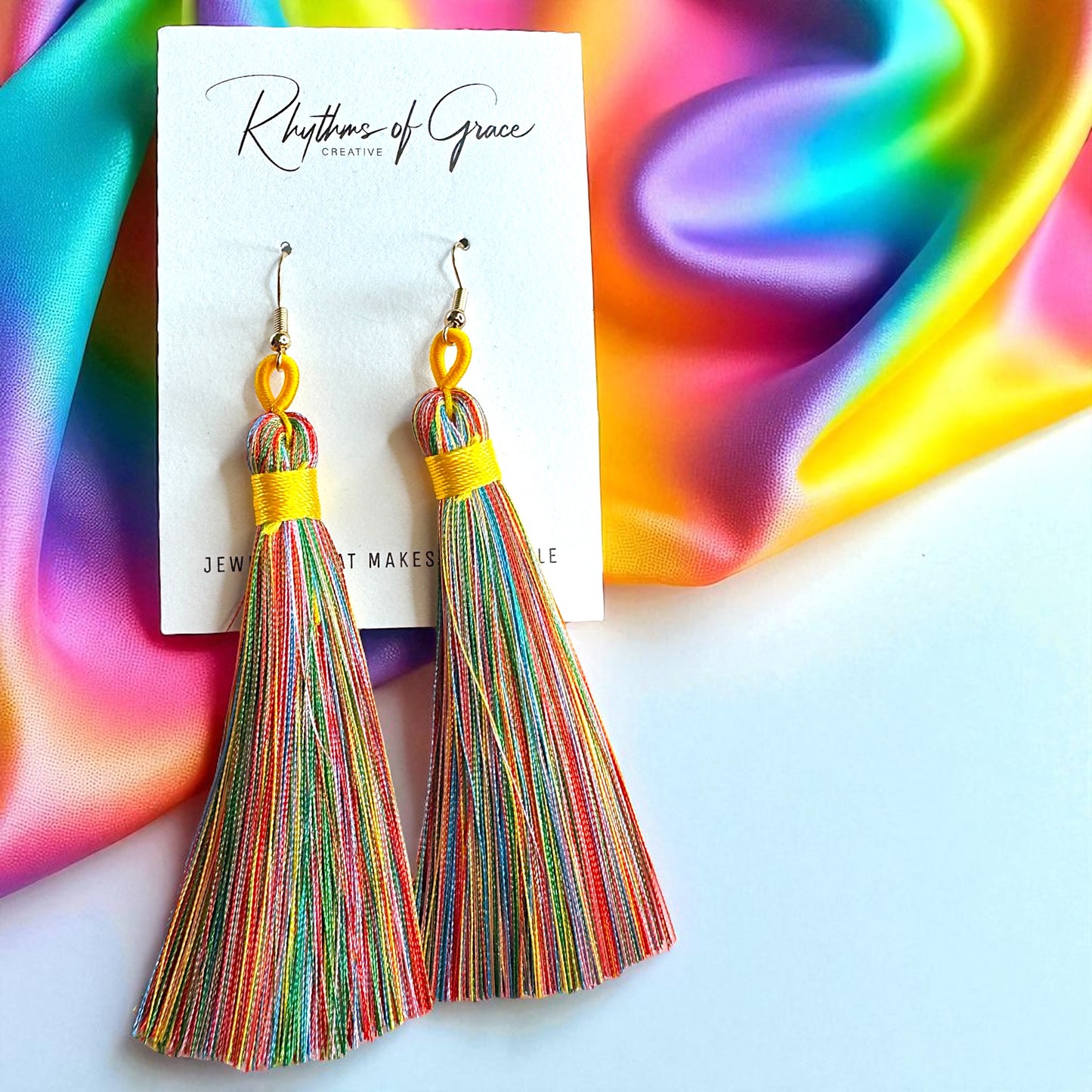 Tassel Power: Colorful Boho Dangle Earrings in 9 Vibrant Shades!