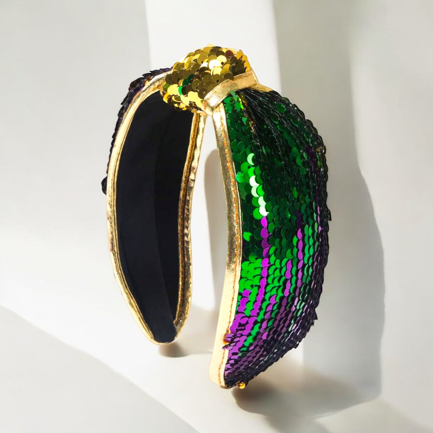 Sequin Mardi Gras Headband: Shine Bright in Festive Style! 🎭
