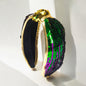 Sequin Mardi Gras Headband: Shine Bright in Festive Style! 🎭