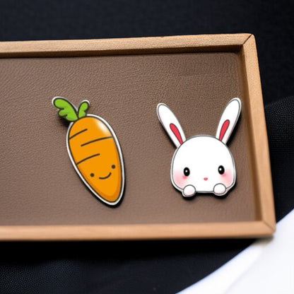Adorable Duo Stud Earrings – Moo, Hop, and Delight! 🎉