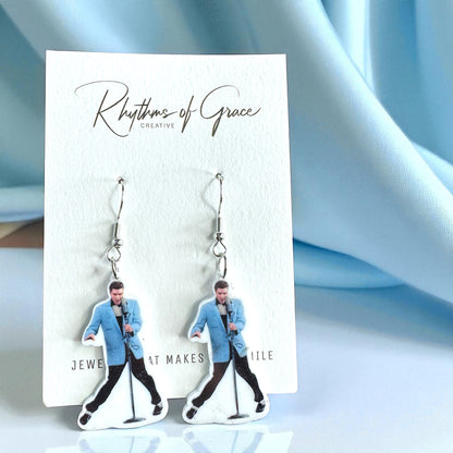 Rock Your Style: Elvis Presley Dangle Earrings - 12 Iconic Designs! 🎸