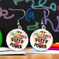 Inspire & Shine with Teacher Cabochon Dangle Earrings!