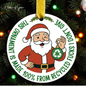 Funny “Recycled Fucks I Don’t Give” Ornament | Adult Humor Xmas Gift
