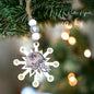 Saintsational Holiday Cheer: Handmade New Orleans Saints Snowflake Ornament!