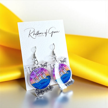 Shipwreck Earrings – “I Run a Tight Shipwreck” 🌊 - Rhythms of Grace Creative