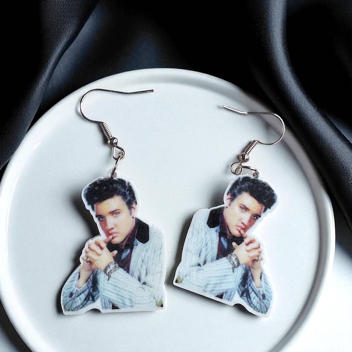 Rock Your Style: Elvis Presley Dangle Earrings - 12 Iconic Designs! 🎸