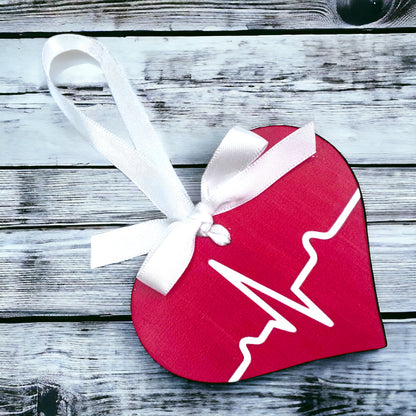 Keep the Beat This Christmas: Heartbeat Ornament Delight!