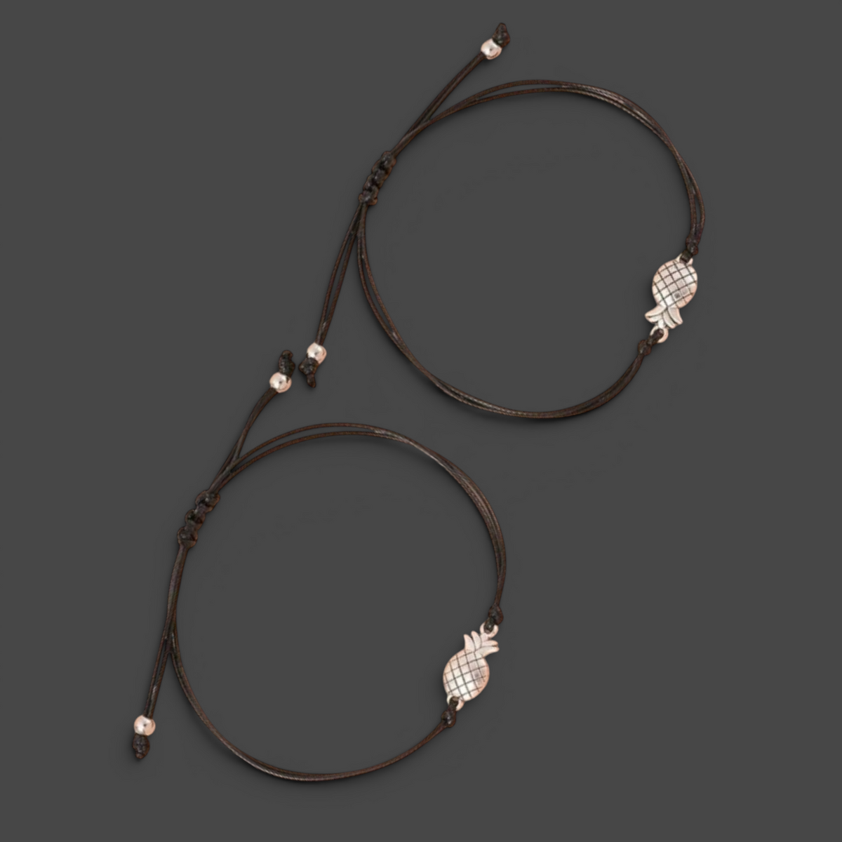 Pineapple Wish Bracelet (Set of 2) - Friendship Magic Awaits! 🍍