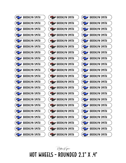 Back to School Personalized Character Labels – Waterproof & Customizable!