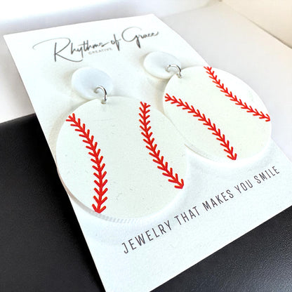 Score Big with Sports-Themed Dangle Earrings!