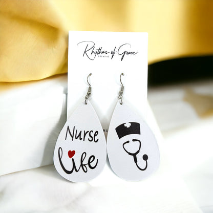 Heart of Gold – Nurse Appreciation Earrings for Healthcare Heroes