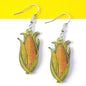 Corn on the Cob Dangle Earrings – A-maize Your Style! 🌽