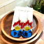 "Save Our Earth" Dangle Earrings - Fun Jewelry for Climate Control! - Rhythms of Grace Creative