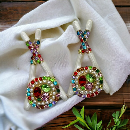 Chopsticks Sushi Drop Earrings - A Taste of Elegance! 🍣