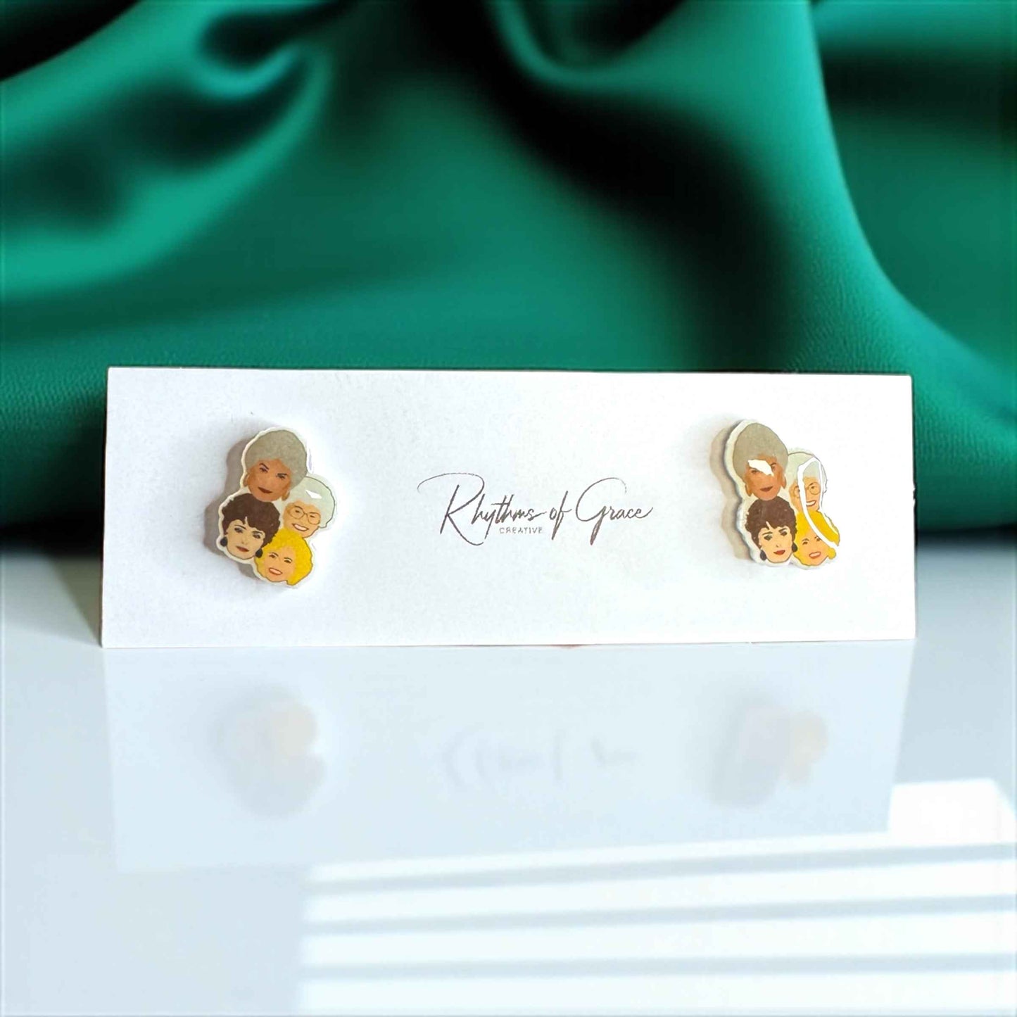 Stay Golden – Golden Girls Earrings for Fierce, Fabulous Fans 🌴